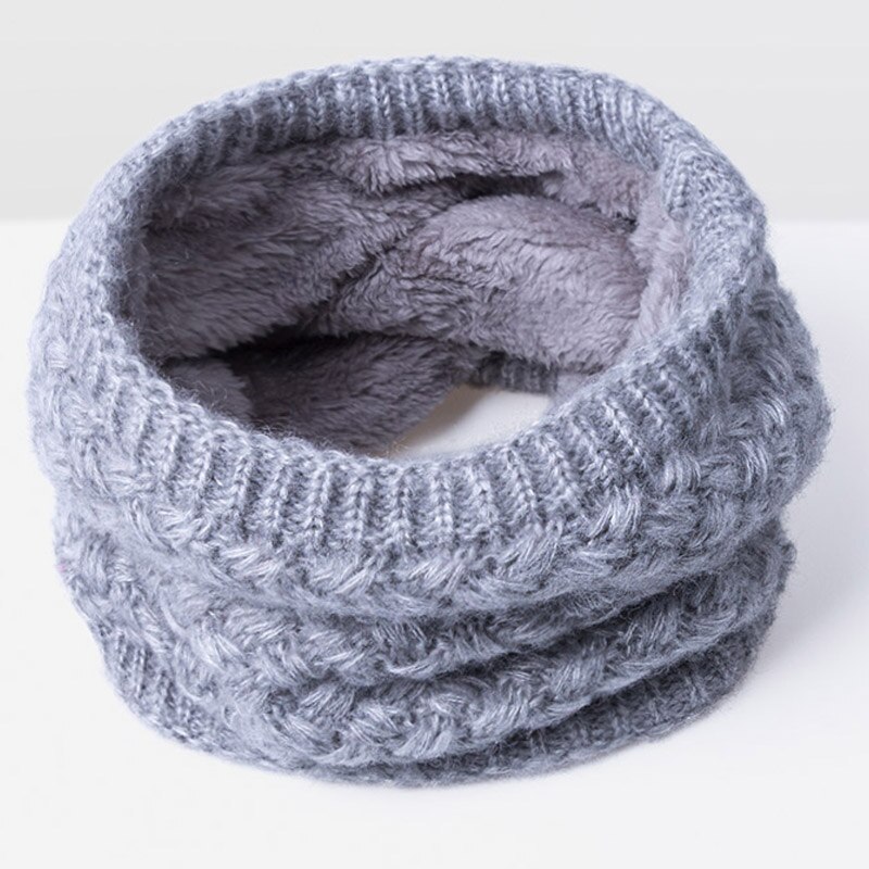 Women Winter Scarf For Women Men Knitted Baby Ring Scarf Children Scarf Neck Cotton Thickened Collar Scarves For Girls