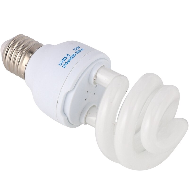Lampe Uv pour Reptile 13W, 2 pièces, Uvb, Terrarium, tortue, serpent, animal domestique, ampoule chauffante, 220V-240V(Uvb5.0 et Uvb10.0)