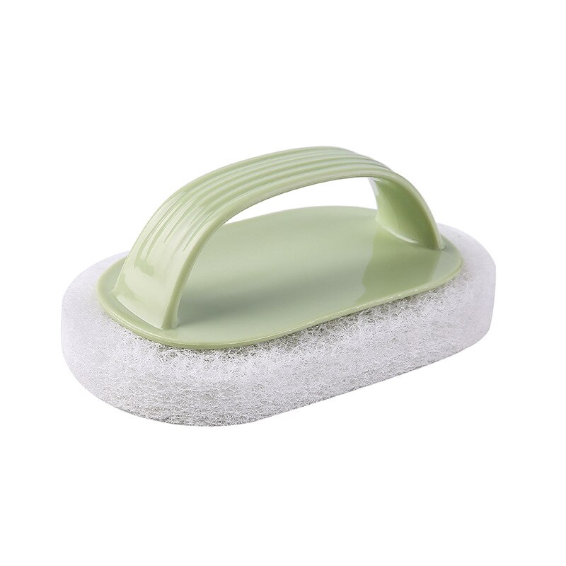 Cleaning Strong Decontamination Bath Brush Magic Sponge Eraser Cleaner Cleaning Sponges for Kitchen Bathroom Cleaning Tools: green