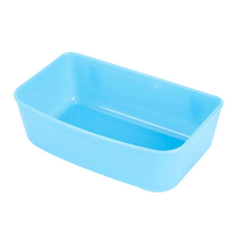 Pet Food Bowl Dog Cat Can Hang Stationary Dog Cage Air Box Feeding Bowls Dog Cat Hanging Water Food Bowl Puppy Kitten Feeder #: Blue / S