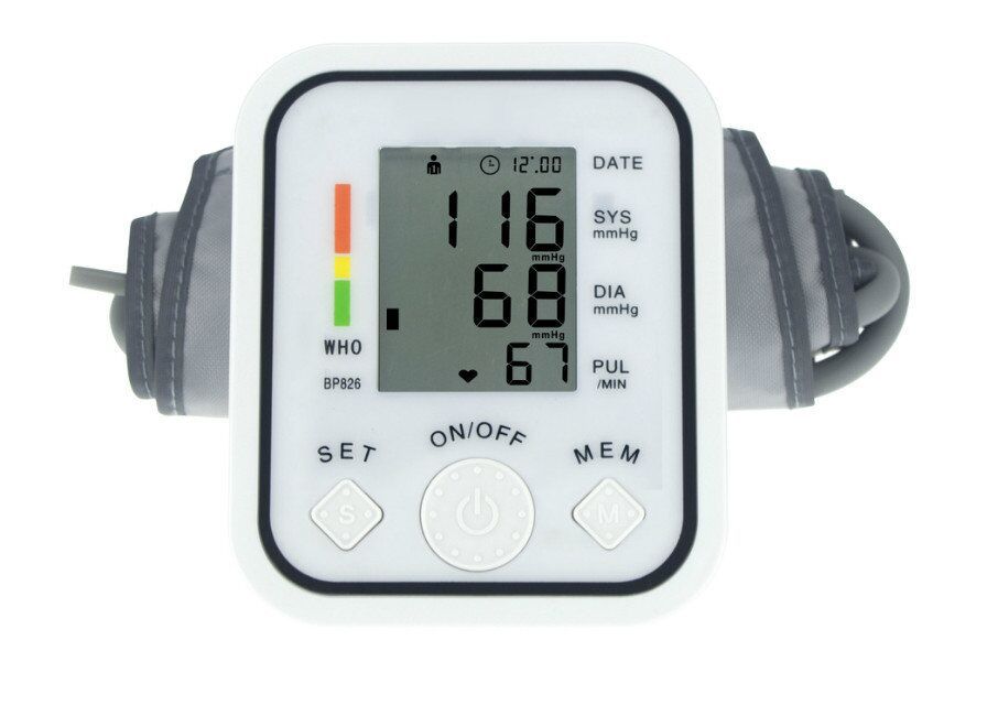 Home digtal Arm Blood Pressure Monitor BP for elderly Sphygmomanometer Pressure Meter Tonometer for Measuring Arterial Pressure