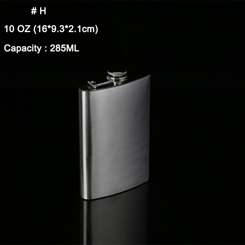 Draagbare Bar Rvs Heupfles Flagon Draagbare Wijn Whisky Pot Fles Drinkware Fles Hoge Quanlity: H