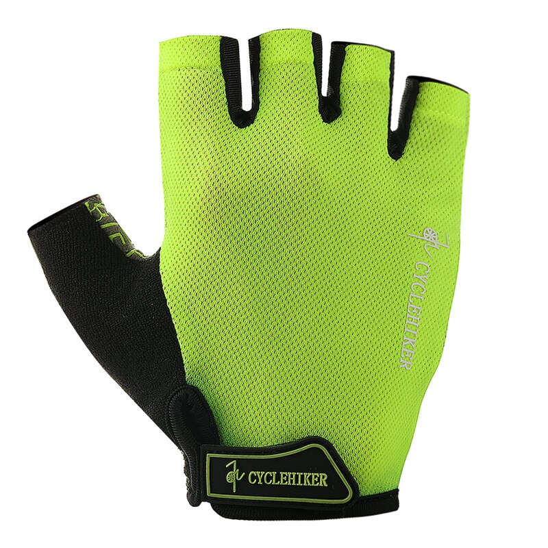 Fiets handschoenen fiets handschoen mtb guantes ciclismo luva gants velo route heren dames zwart/groene fiets handschoenen