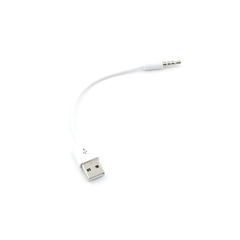 3.5 Mm Jack Aux Naar Usb 2.0 Charger Data Sync Audio Adapter Kabel Voor Apple Ipod Shuffle 3rd 4th 5th 6th Gen MP3 MP4 Speler Cord