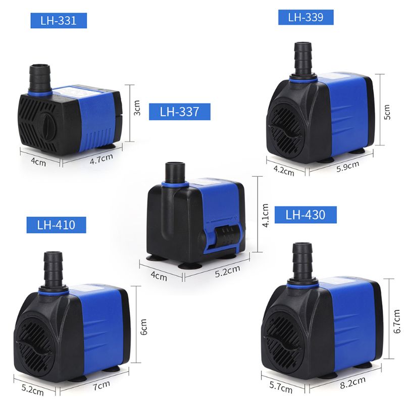 Eu plug 220-240v dompelpomp voor fonteinfilter aquarium waterpomp