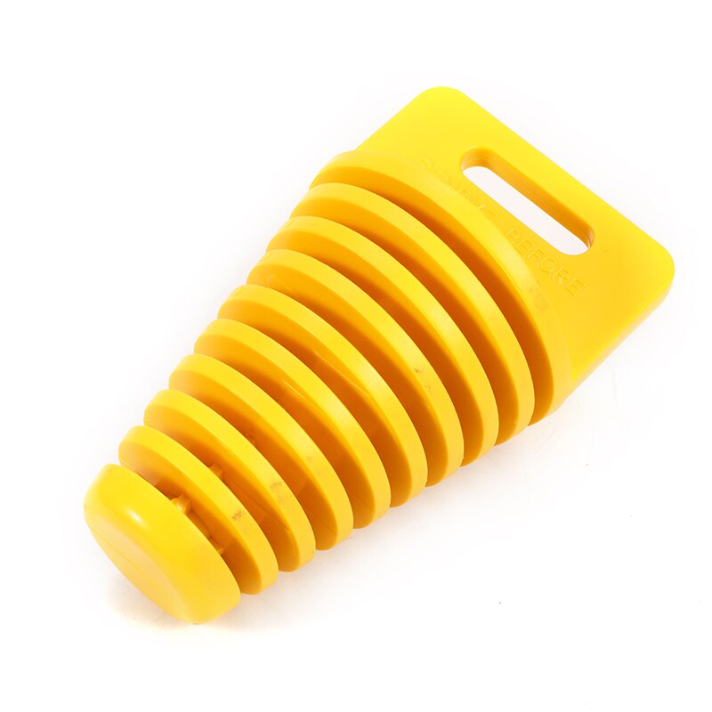 Moottoripyörän pakoputki motocross pvc 33-62mm pakoputken ilmanpoistotulppa pakoputken äänenvaimennin äänenvaimentimen pesutulpan putken suoja: Keltainen