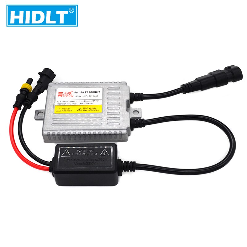 Hidlt 1pc 55w f5 ac gjemte seg xenon ballast hurtigstart digital blokker reaktor til bil gjemte seg xenon frontlykt sett  h1 h3 h7 h11 9005 9006