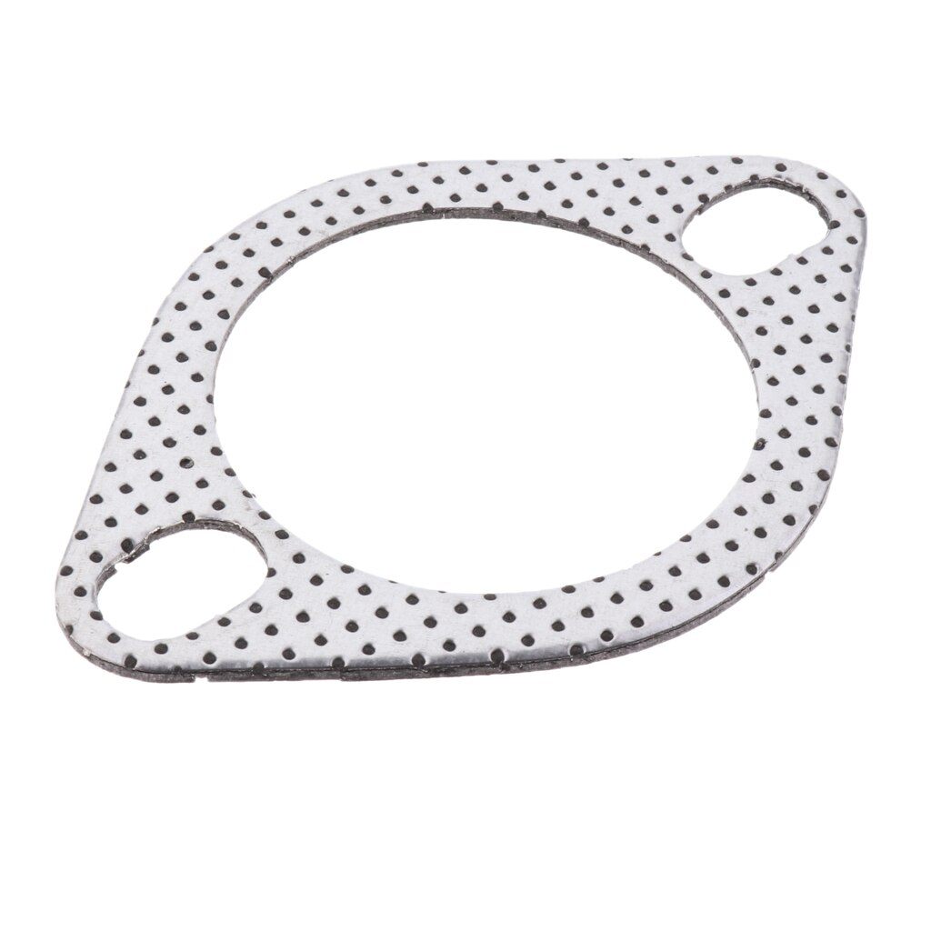 Automotive 2 Bolt High Temp Exhaust Gasket Flange 2.5 inch Multi Layer Stainless Steel and Graphite Construction: 2.25 inch
