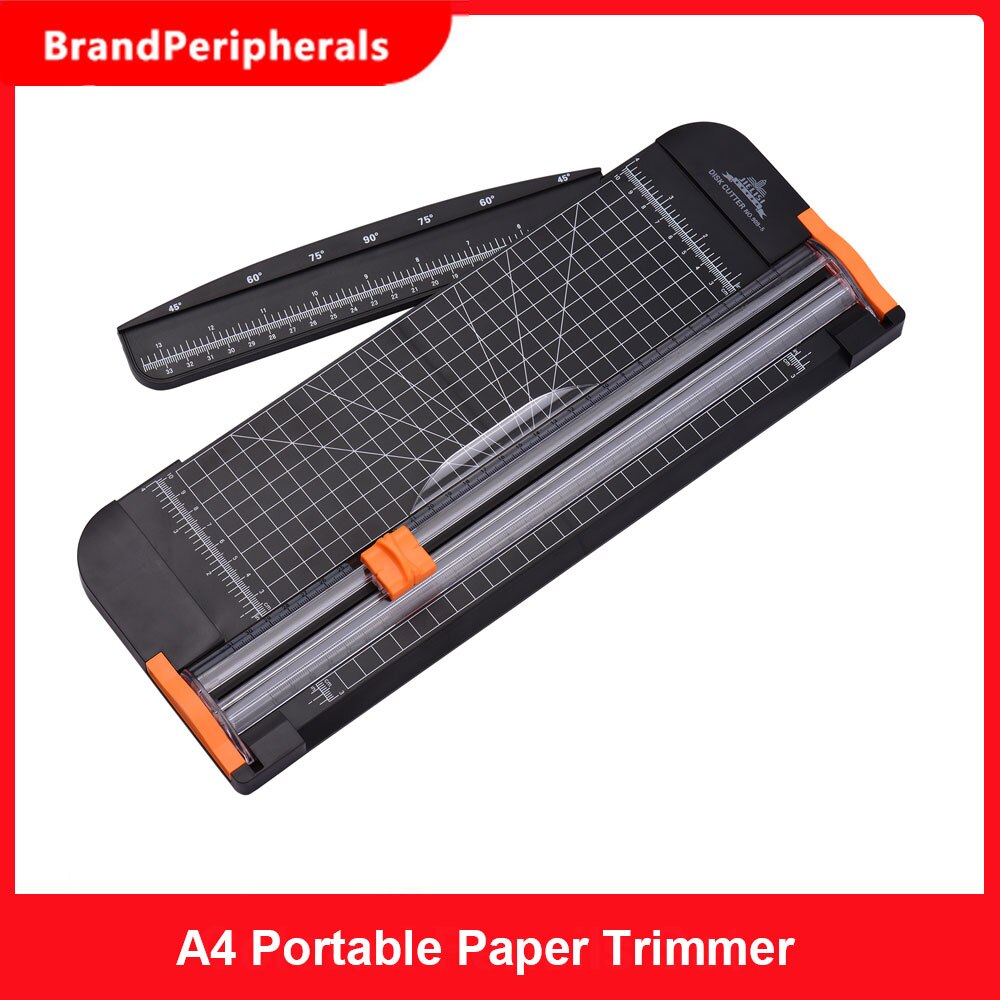 A4 Portable Paper Trimmer Paper Cutter Cutting Machine 12.2 Inch Cutting Length for Craft Paper Card Photo Laminated Paper