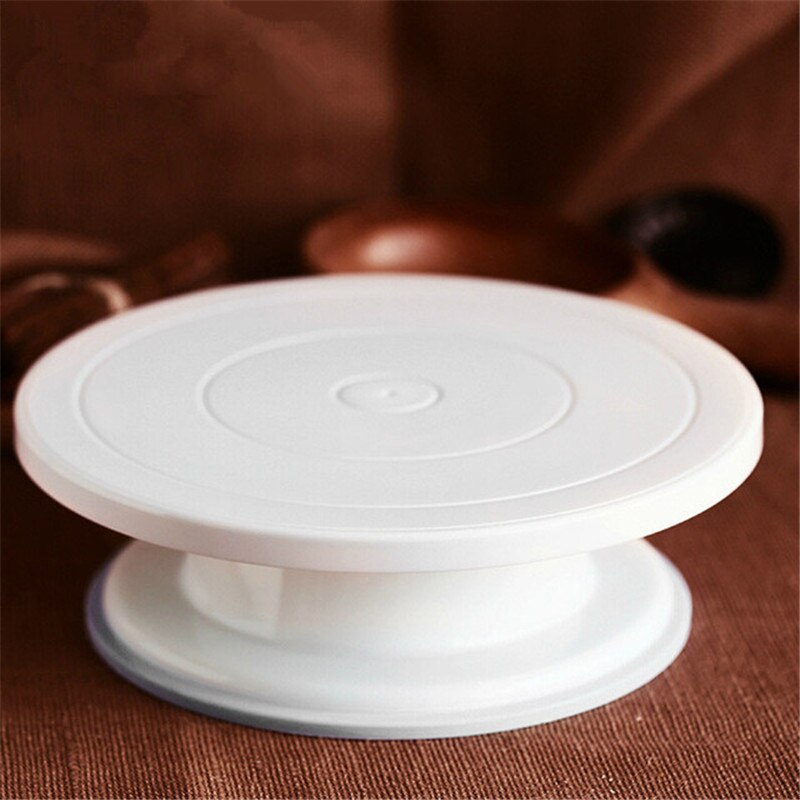 1 pc Rotating cake decorating stand Revolving sugarcraft platform swivel plate Turntables baking tools