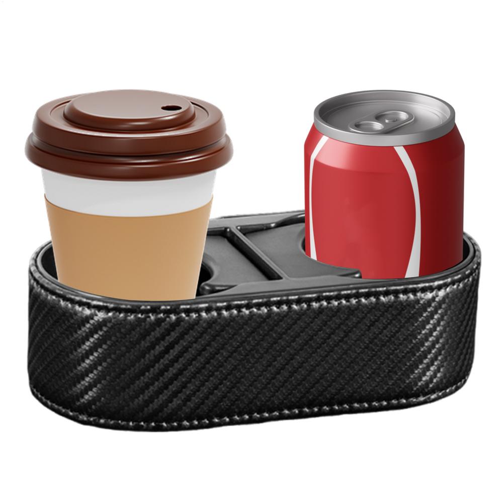 Bil drikkeholder dobbel kjøretøy koppholder bil fast drikkebrakett konsollorganisator for tur offroad camping: Rød