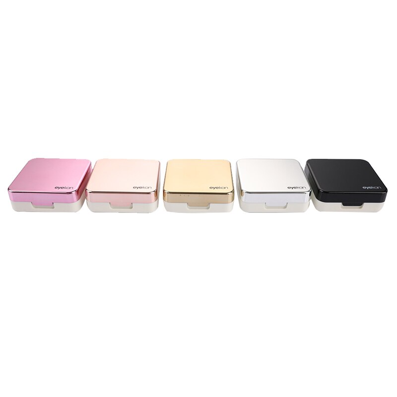 Contact Lens Case Mirror Soaking Container Business Travel Holder Kit Contact Lens Case Square Travel Portable