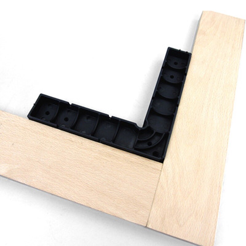 Bloc de positionnement à Angle droit en plastique, Clip fixe à 90 degrés, règle à Angle droit, fixation auxiliaire de menuiserie