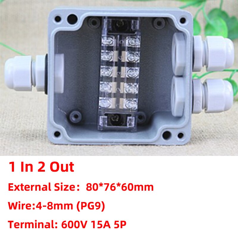 Aluminum Enclosure Project Box IP66 Outdoor Waterproof Junction Box Electrical Threading Case DIY Sealed Dustproof &amp; Rain Case: VT18-1C2