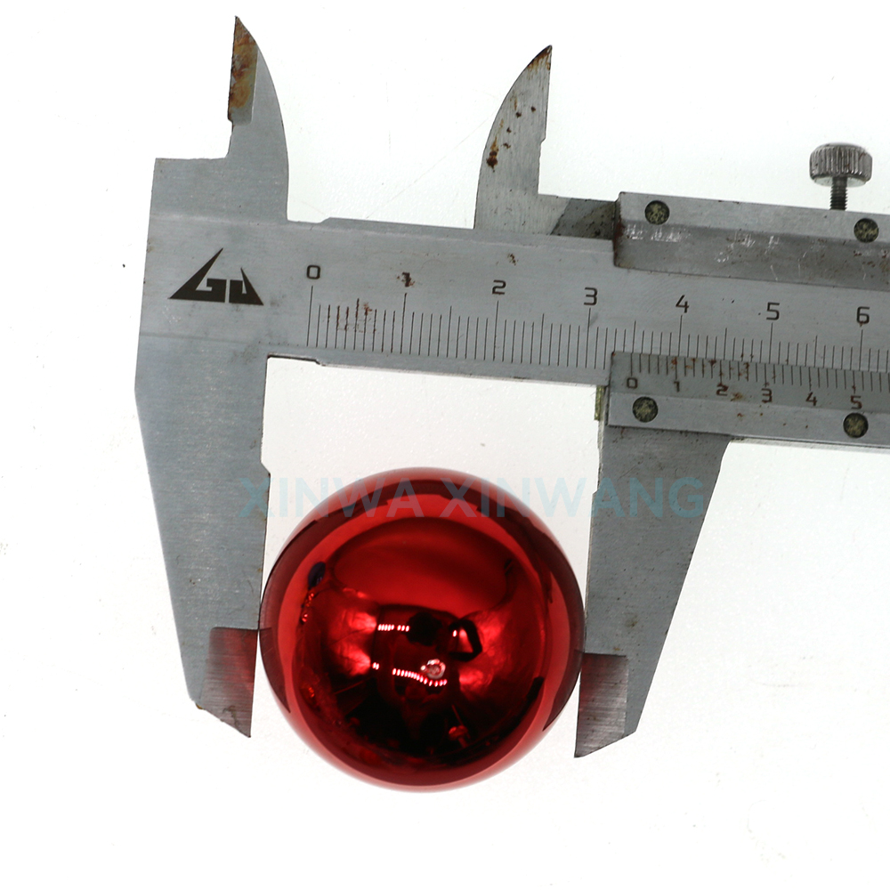 1pc x 35mm förkromad kultopp med mutter för joystick sanwa arkadkommando retro spelmaskin snk neo geo diy flipperspeldelar