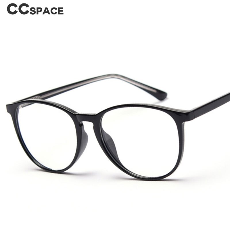 49428 TR90 Anti Blue Round Glasses Frames Men Women Big Frame Optical Computer Glasses
