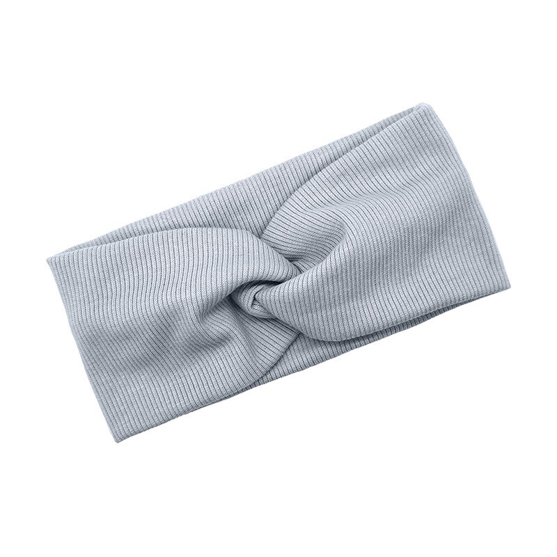 1 Pcs Lente Zomer Effen Kleur Baby Hoofdband Meisjes Twisted Geknoopt Zachte Elastische Meisje Hoofdbanden Haar Accessoires Kleine Maat: 7