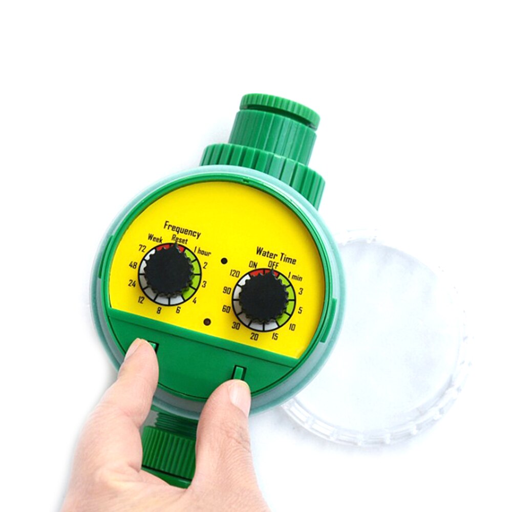 Automatic Electronic Multi-function Analogue Two Dial Timer Plastic Water Timer Valve Garden Watering Faucet Irrigation Timer
