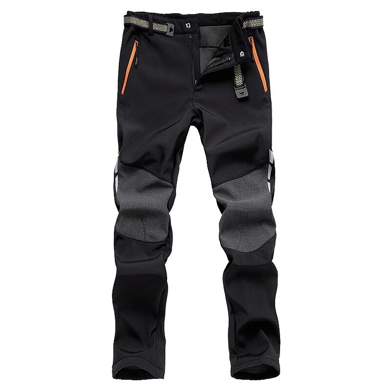 Pantalones de pesca para hombre, ropa para deportes al aire libre, otoño e invierno, además de terciopelo grueso, cálidos y resistentes al viento, para montañismo