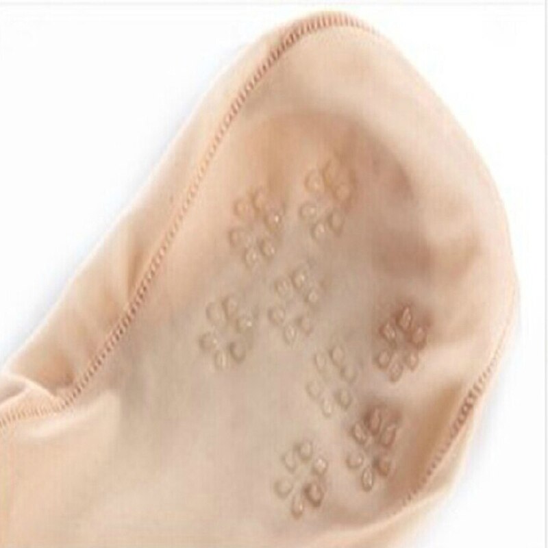 Meias femininas para o verão, meias finas sem costura e invisíveis, de silicone, antiderrapantes, seda, respirável, boca rasa, barco