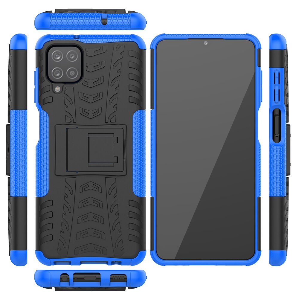 6.5 ''Shockproof Armor Rugged Bumper Shell Coque Voor Samsung Galaxy A12 GalaxyA12 5G 4G Case Fundas Pc tpu Stand Cover Behuizing