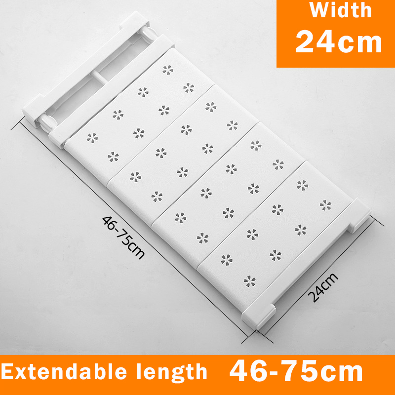 Adjustable Closet Organizer Storage Shelf Wall Mounted Kitchen Rack Space Saving Wardrobe Decorative Shelves Cabinet Holder: Bronze