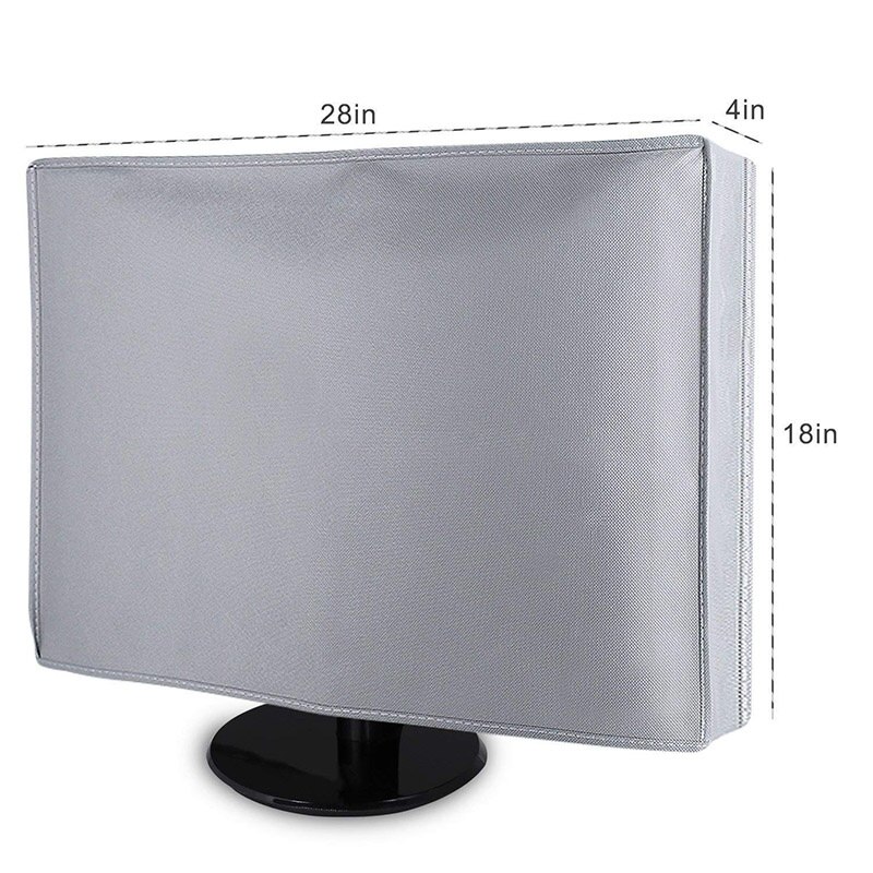 21 &quot;24&quot; 28 &quot;34&quot; Home Pc Desktop Computer Monitor Stofkap Non-woven Stof Craft lcd Screen Protector Case Grey GL001: 28inch