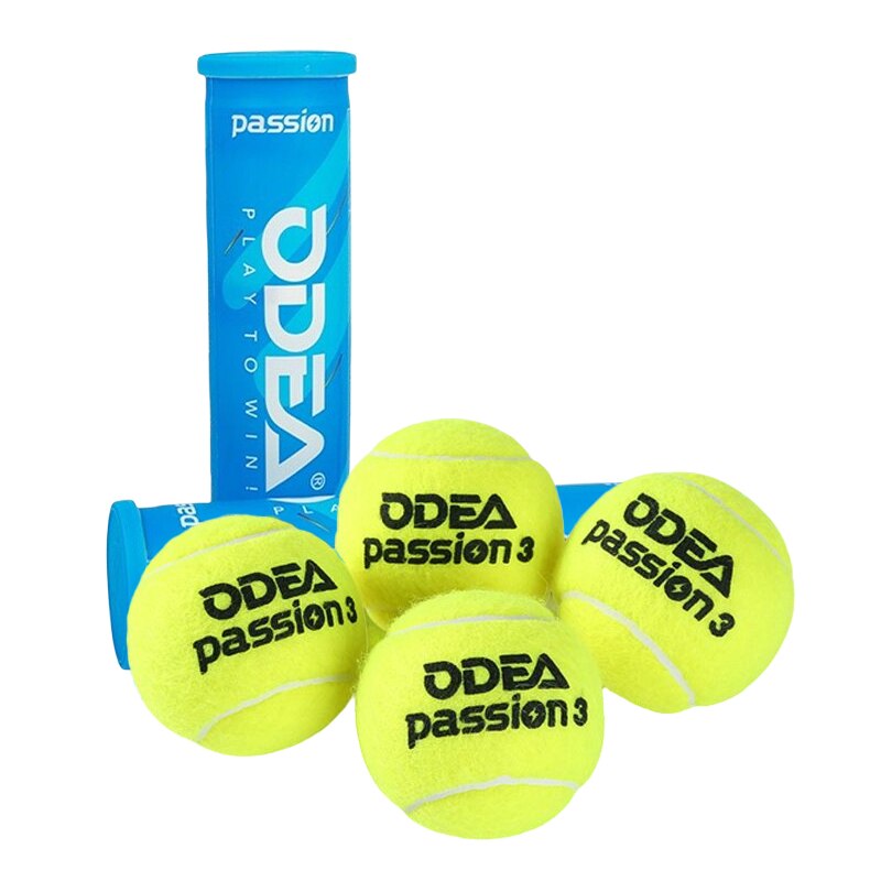 ODEA-pelota de tenis presurizadora de fieltro de lana, juego de presión , de alta elasticidad raqueta de tenis, pelota de entrenamiento aprobada por ITF