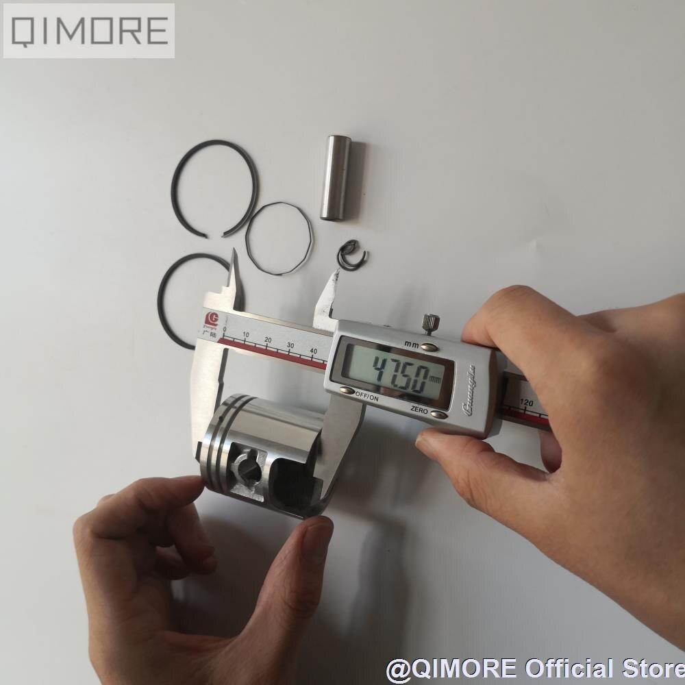 41mm Piston Ring Set for Scooter Moped D1E41QMB TB50 GEELY 50 QINGQI MULAN QM50QT-B2 RAN 2 RAN2