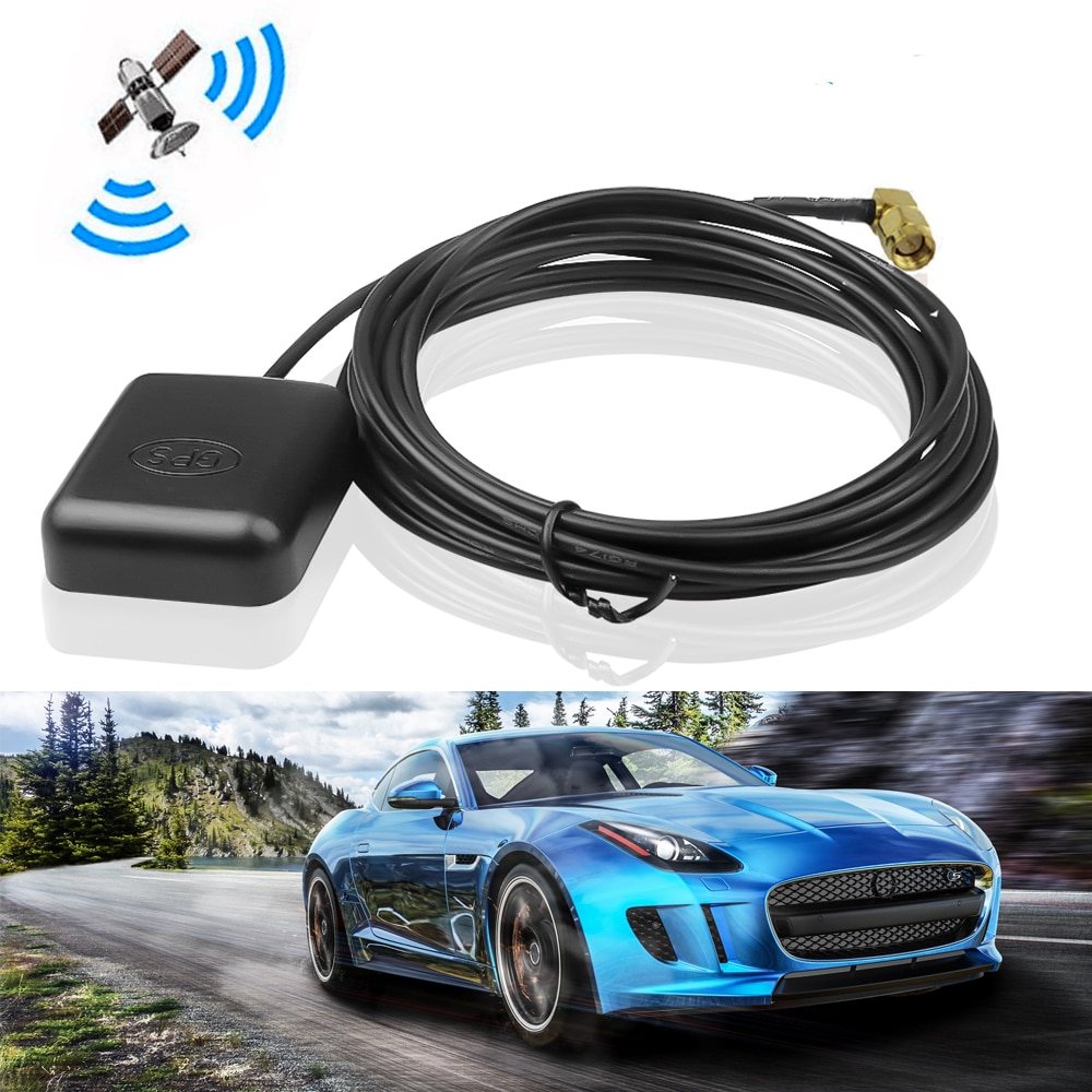 Auto gps-antenni sma liitin 2m kaapeli gps-vastaanotin auto antenni adapteri autonavigointia pimeänäkökameran pelaaja