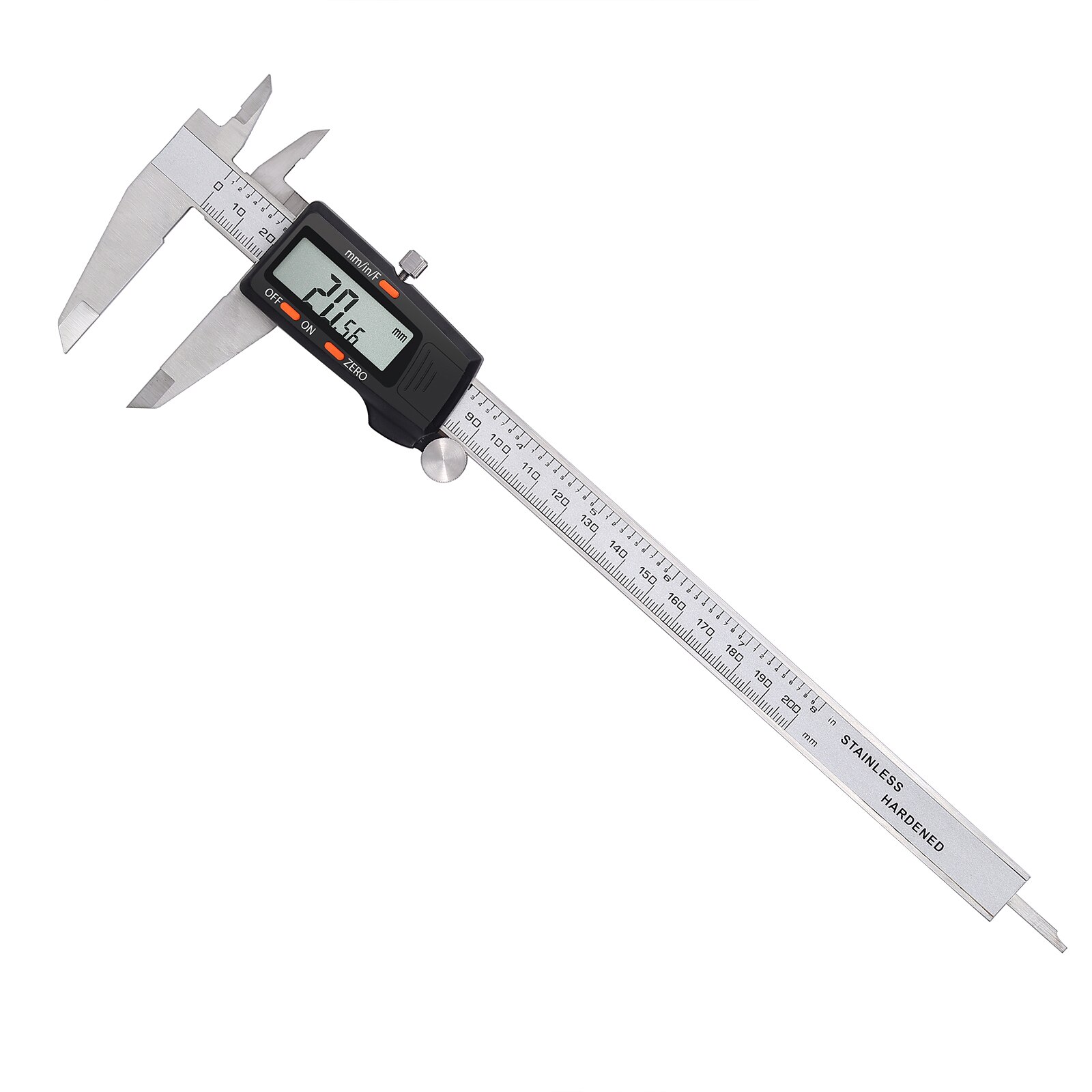 PROSTER Digital Vernier Caliper 200mm 8 Inch Stainless Steel Electronic Caliper Fractions/Inch/Metric Conversion Measuring Tool
