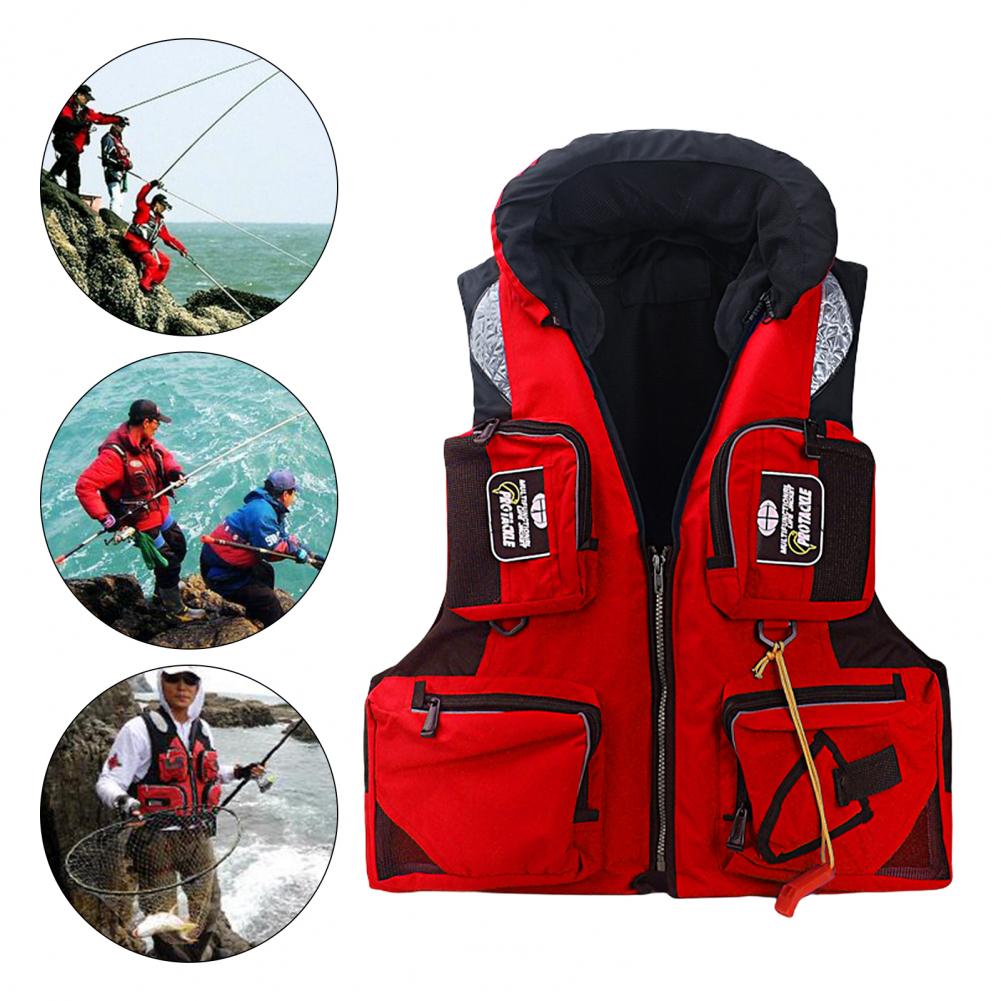 Life Vest Durable Waterproof Swimming Vest Unisex Adults Water Sports Safety Surfing Jacket for Fishing