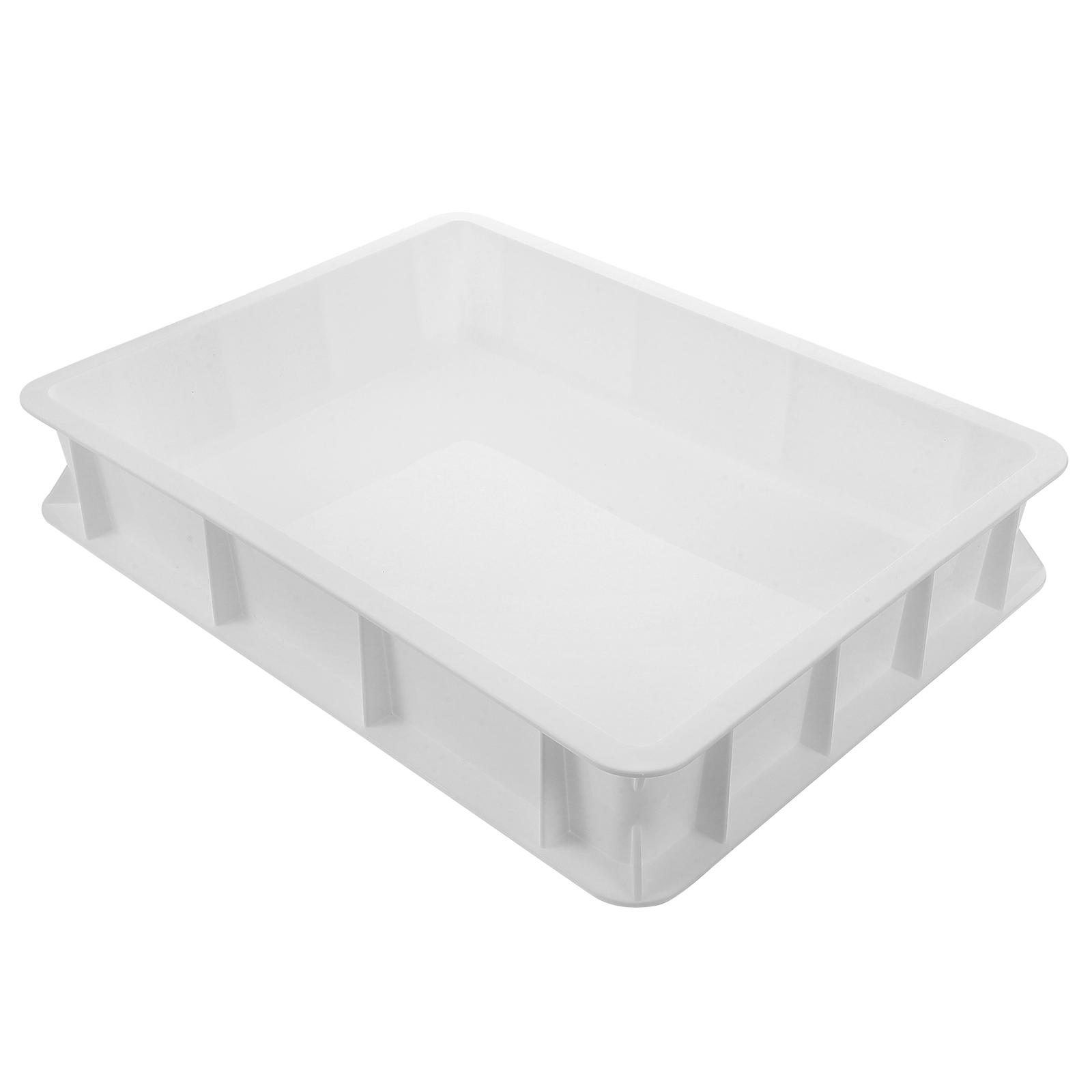 Plateau de conteneurs empilables pour Pizza, cuisine domestique, stockage Commercial, épreuve des pâte, conteneur de stockage pour pain en plastique