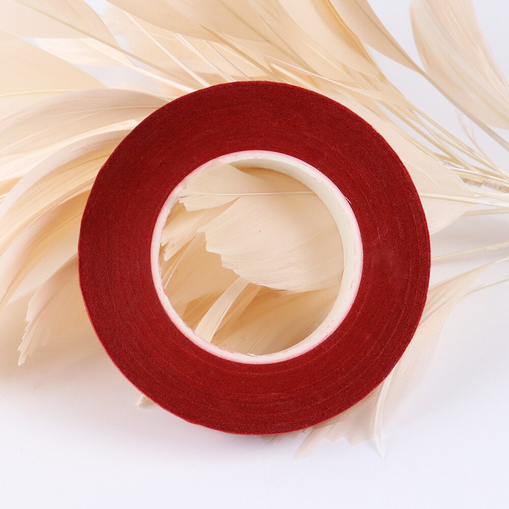 Hele rol effen satijnen lint, satijnen linten, zelfklevend, boeket, bloemen, stengeltape, feest, bruiloft, decoratie, knutselen: 7