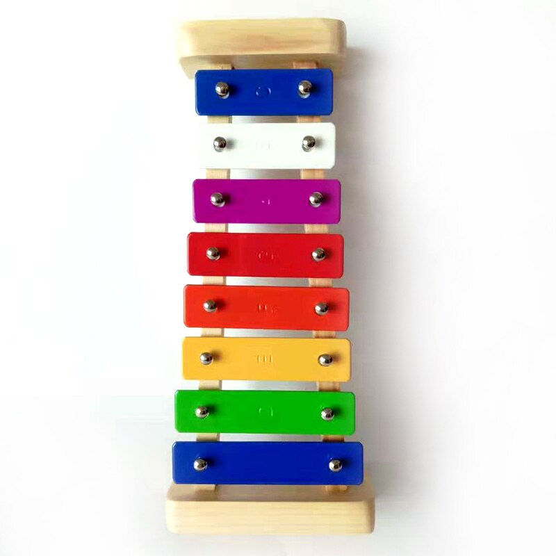 8 nyckel xylofon barns orff musikinstrument barn baby knackar på pianot pedagogiska träleksaker