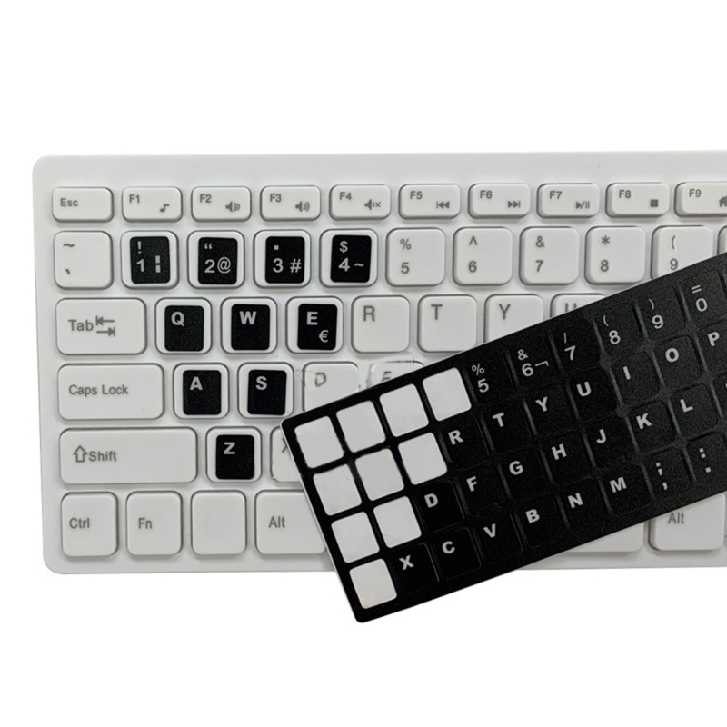 Computer Keyboard Sticker Spanish Language Keypad Decals Keyboard Cover PVC Protective Film for PC Laptops