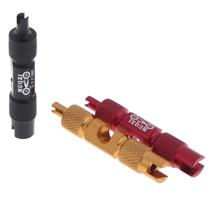 Aluminium Alloy Bicycle Double Head Wrench Valve Disassembly Tool Multifunctional Valve Removal Tool Wrench Disassembly