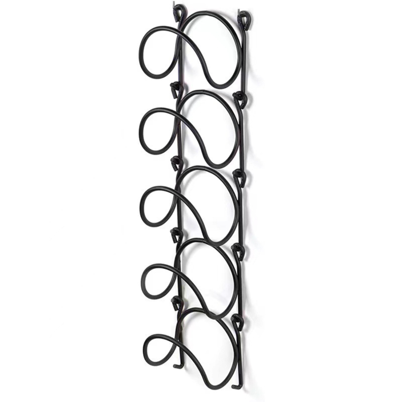 Wine Rack Iron Material Towel Wine Bottle Holder For Wall Wall-Mounted Wine Organizer Shelf Wine Display Shelf Home Organizaer