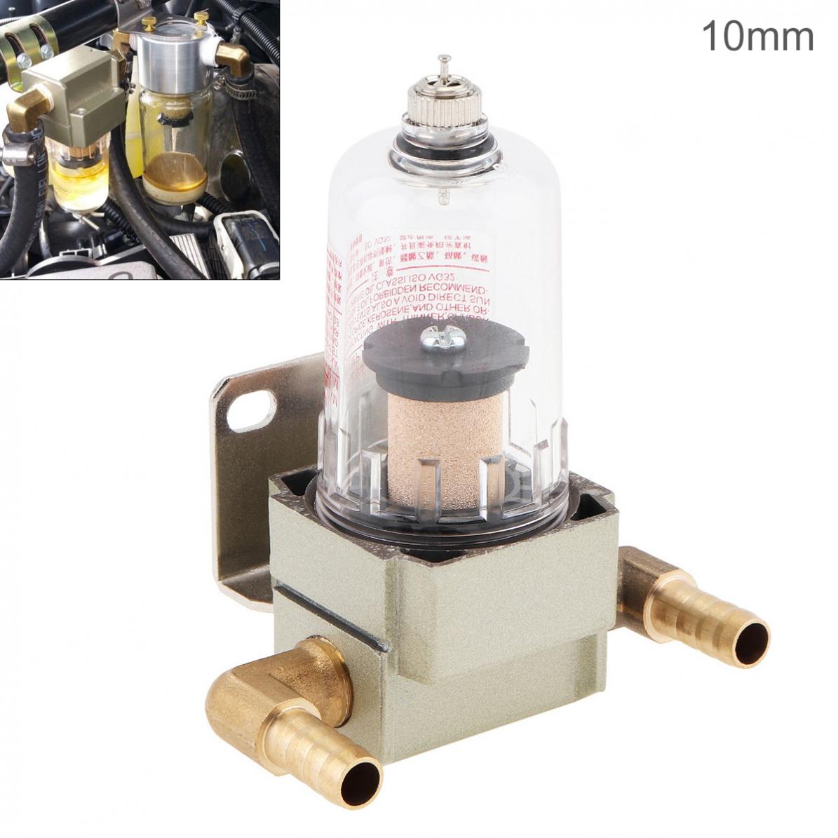 10mm holdbare universal bilmotor olie opsamlingstank olie kan filtrere urenheder olie og gas separator