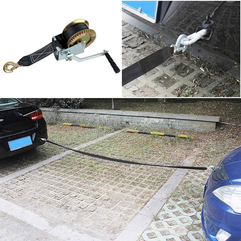 Boat Trailer Winch Strap Replacement with Hook for Boat, Fishing Jet Ski,Towing Replacement Securing Tie Down Marine