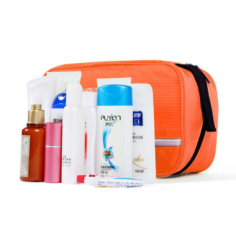 colgando viaje bolsa neceser de aseo personal Kit para hombres mujeres cosméticos robusto gancho colgante ducha bolsas