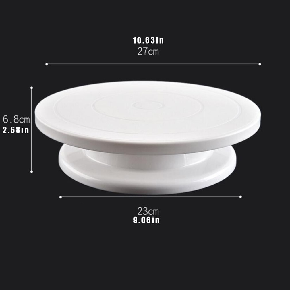 DIY Cake Turntable Baking Mold Cake Plate Rotating Round Cake Decorating Tools Rotary Table Pastry Supplies Baking Accessories