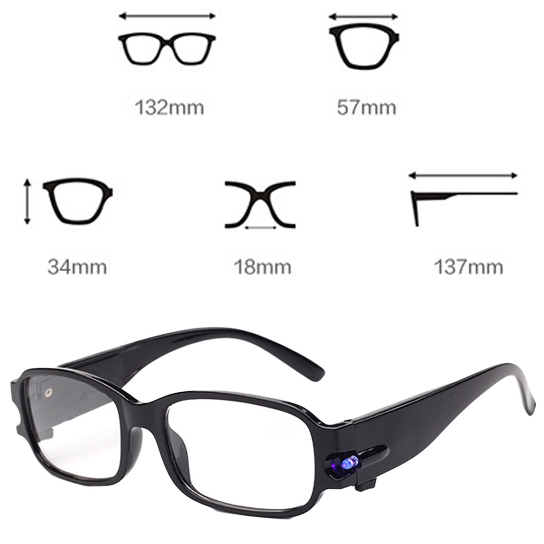 100/350/400 Graden Vision Bril Vergrootglas Vergrootglas Eyewear Leesbril Draagbare Voor Ouders
