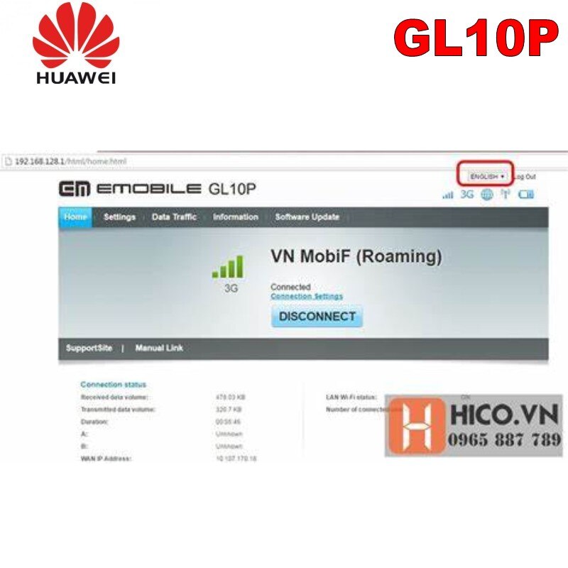 Router wireless sbloccato Huawei GL10P 4G pocket wifi 4g LTE con slot per schede SIM