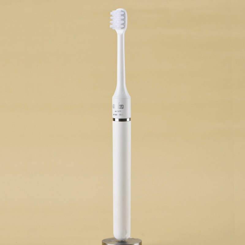 Portable Electric Toothbrush Powerful Sonic Cleaning Home Young Edition Whitening Toothbrush for Adults and Kids: White