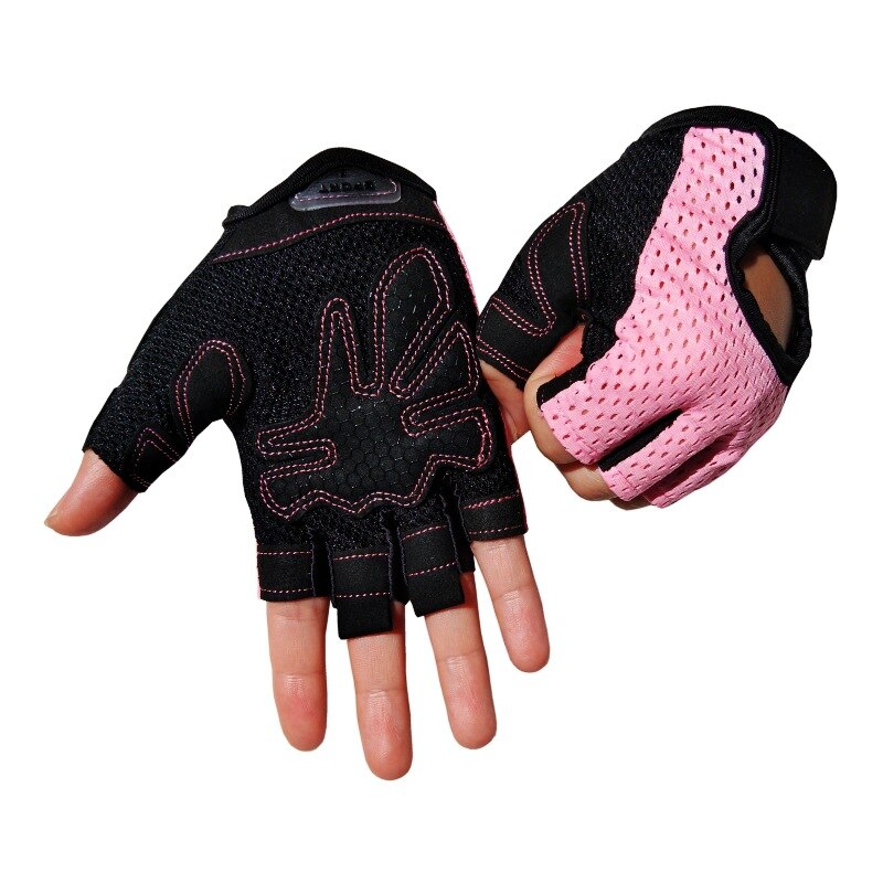 Gym Fitness Gloves Power Weight Lifting Women Men Crossfit Workout Bodybuilding Half Finger Hand Protector