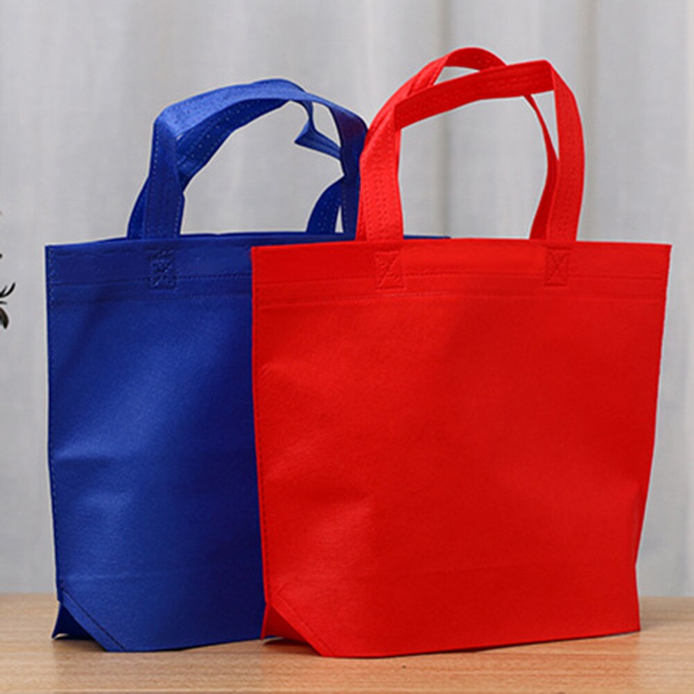 Shopping Bag 32*38/36*45Cm Reusable Shopping Bag Women Shoulder No Zipper Rose Coffee Tote Non-Woven Environmental