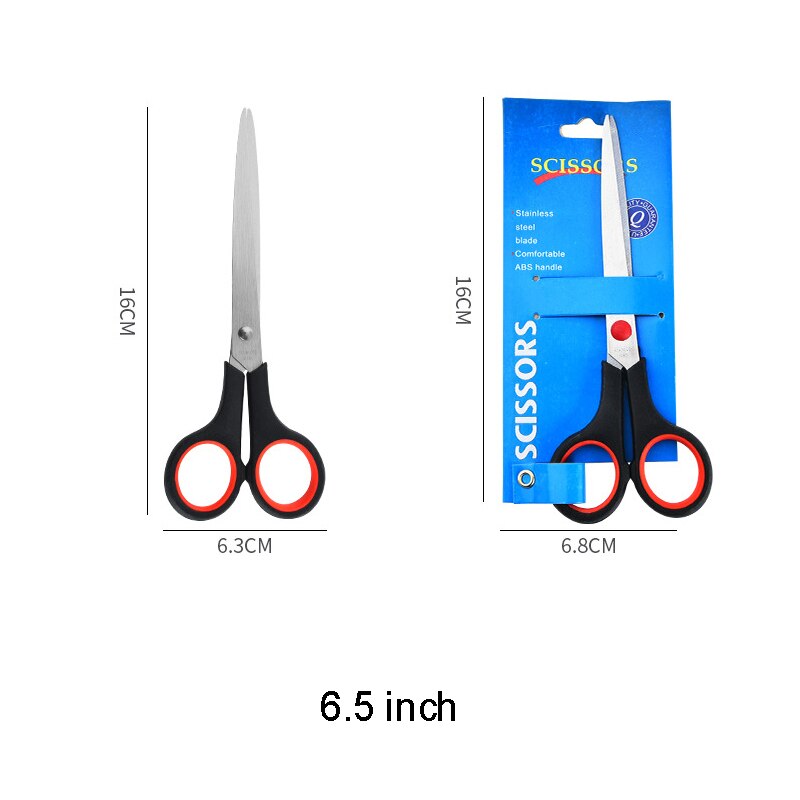 Multipurpose Scissors Ultra Sharp Blade Shears Comfort-Grip Handles Sewing Scissors for Office Home Sewing Fabric Craft Supplies: 6.5 inch