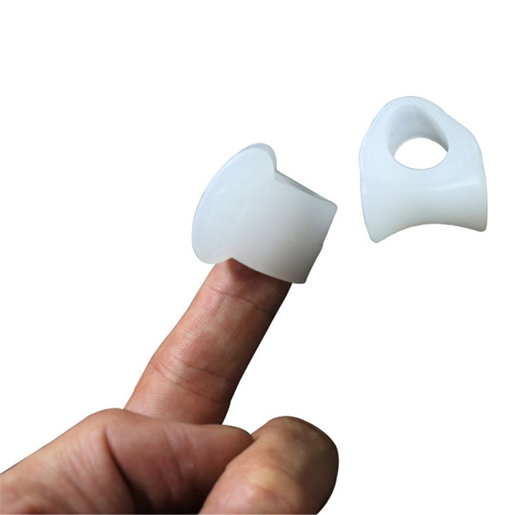 2 pezzi punta pollice uso quotidiano punta in Silicone protezione borsite cura dei piedi separatore dita dita alluce valgo separatori dita