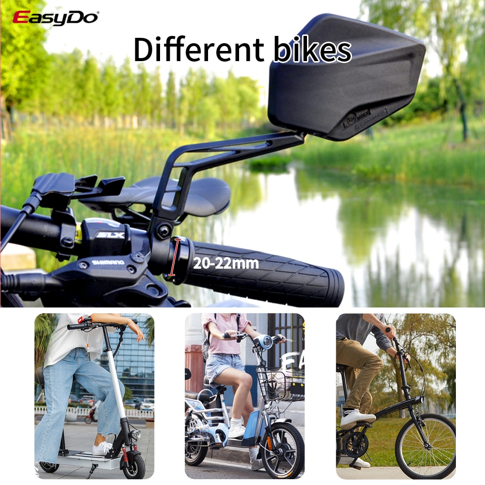 Arkham Rétroviseur de Vélo 2PC, Miroirs De Vélo pour Guidon 360
